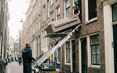 Verhuizen via raam
